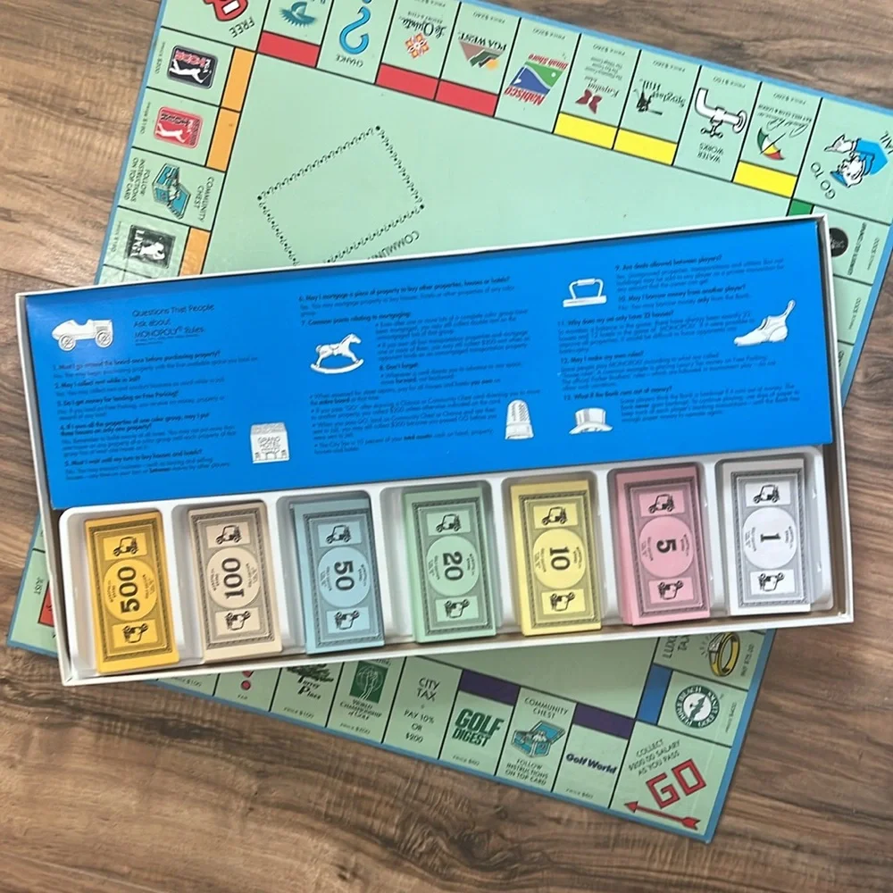 Monopoly Golf Edition Board Game Parker Brothers 1996